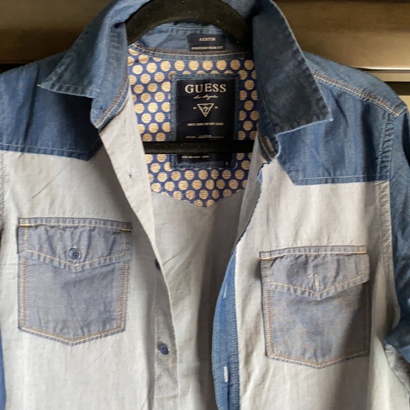 Unisex - Guess Western slim fit Austin top - Picture 2 of 6